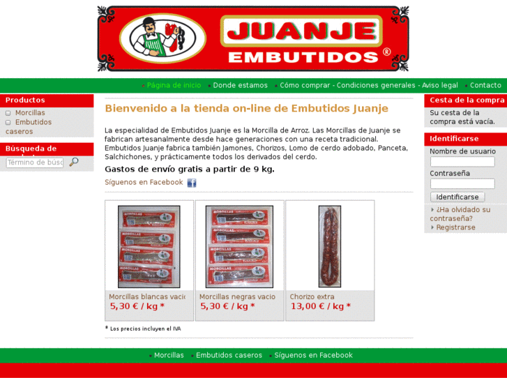 www.embutidosjuanje.com