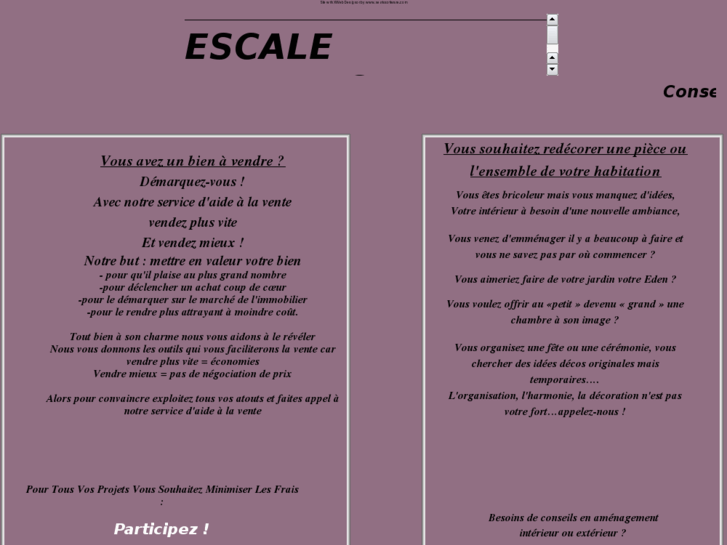 www.escaleambiance.com