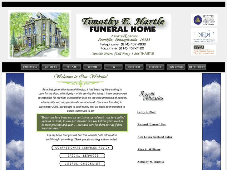 www.hartlefuneralhome.com