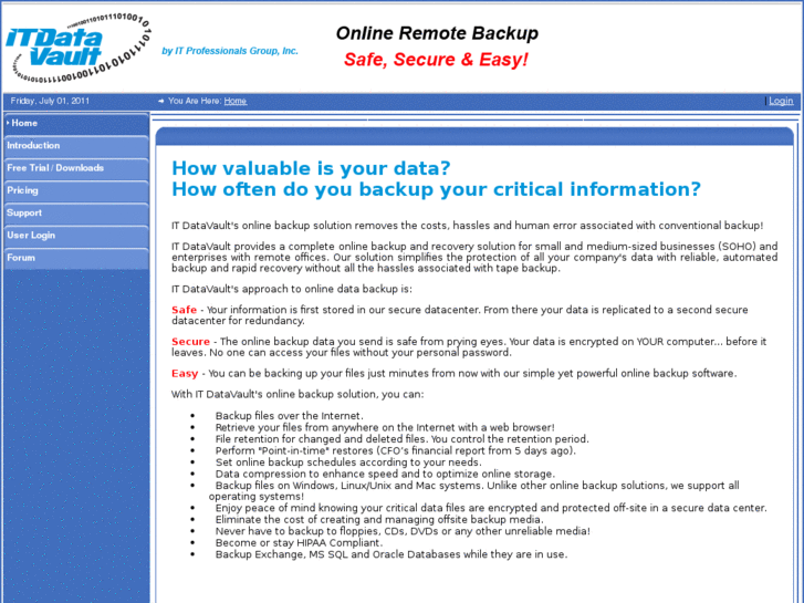 www.itdatavault.com