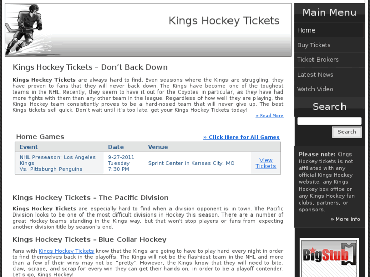 www.kingshockeytickets.com