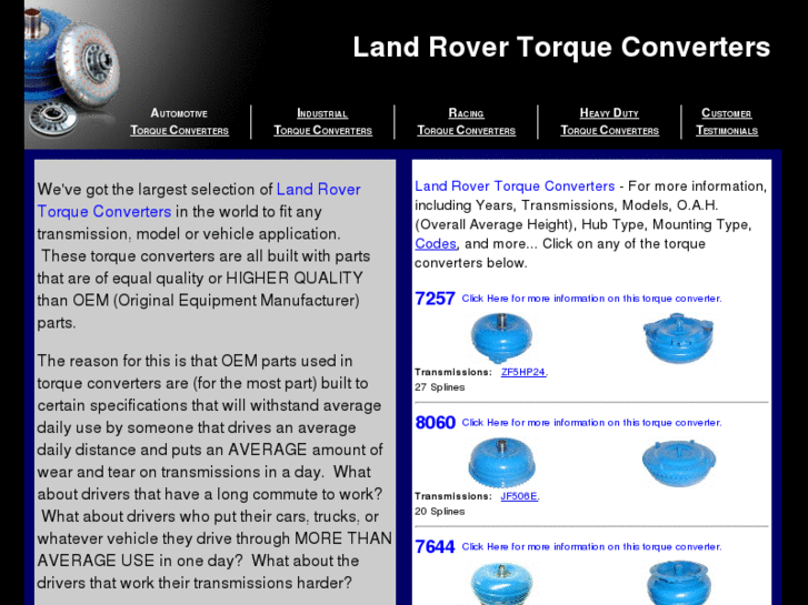 www.landrovertorqueconverter.com