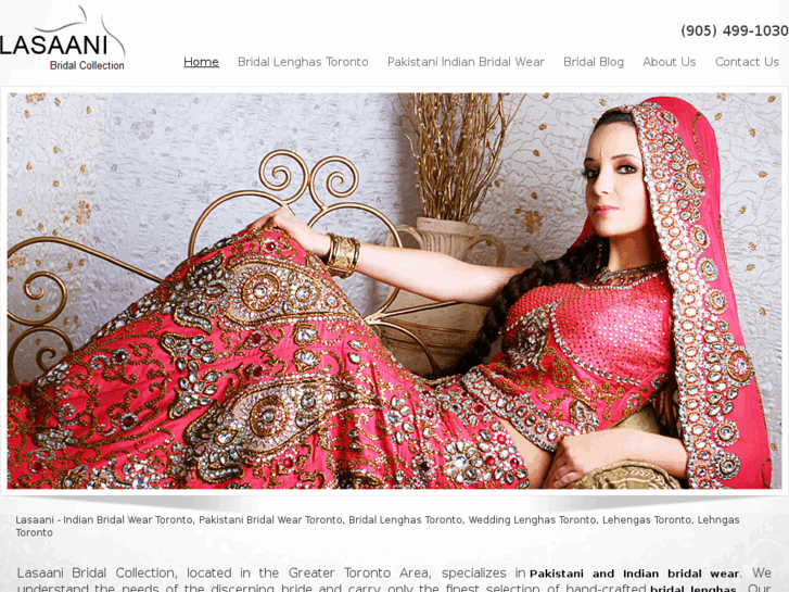 www.lasaanibridal.com