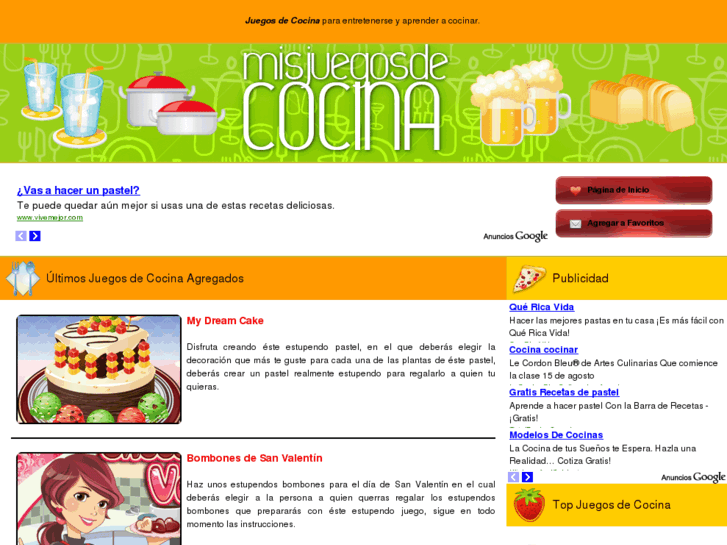 www.misjuegosdecocina.com