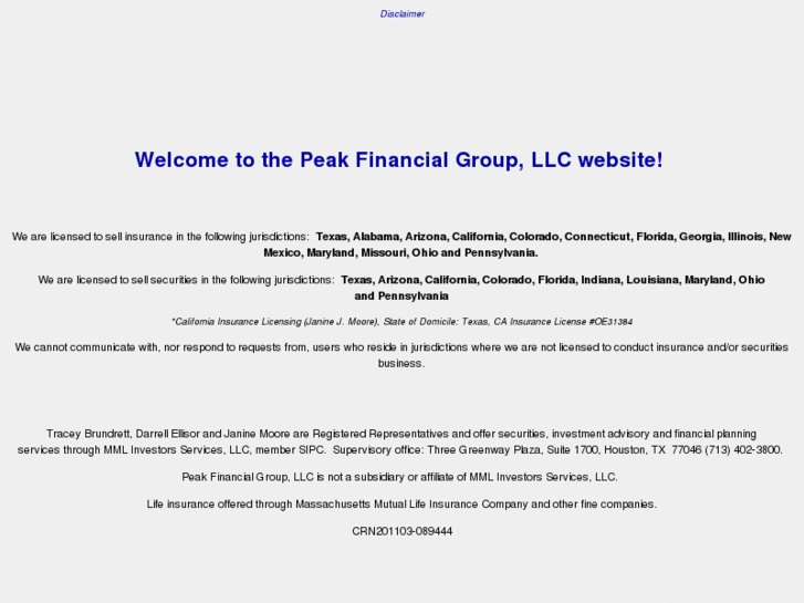 www.peakfinancialgroup.net