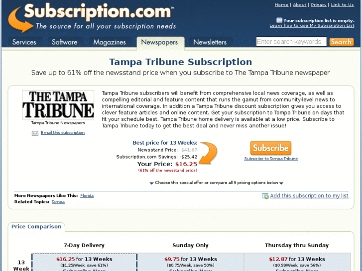 www.tampatribunesubscription.com