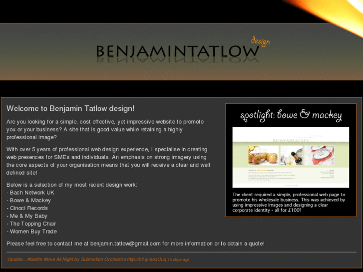 www.benjamintatlow.com