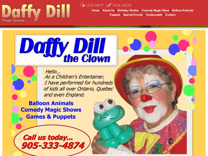 www.daffydilltheclown.com