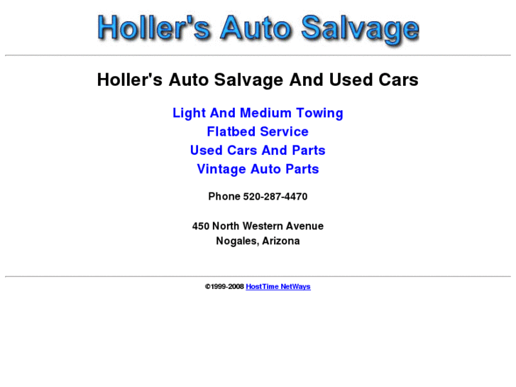 www.hollersautosalvage.com