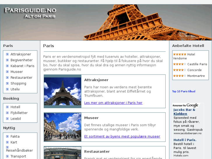 www.parisguide.no