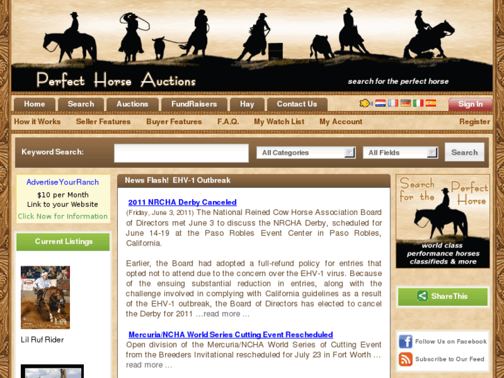 www.perfecthorseauctions.com