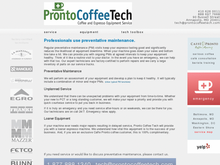 www.prontocoffeetech.com