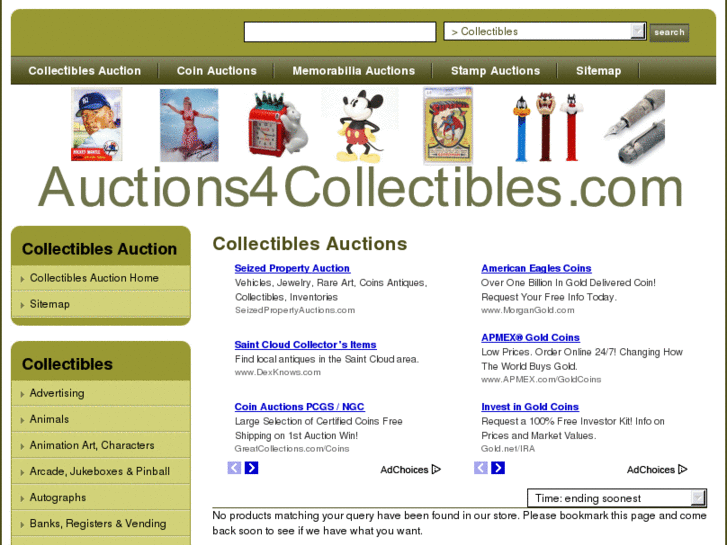 www.auctions4collectibles.com