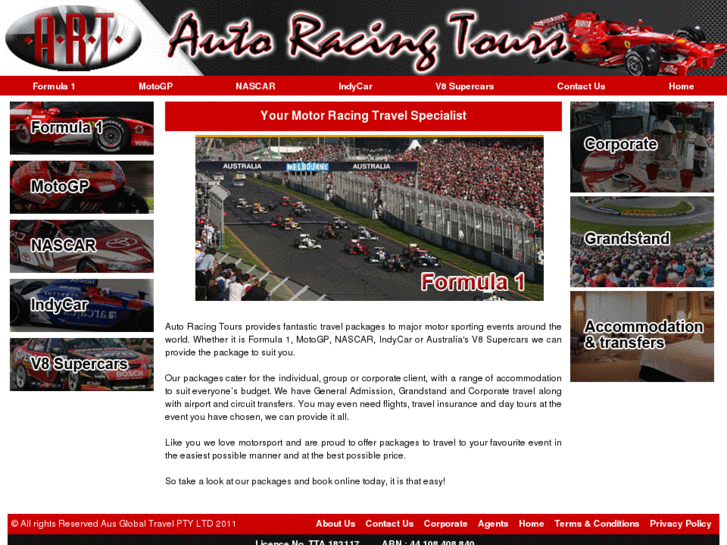 www.autoracingtours.com.au