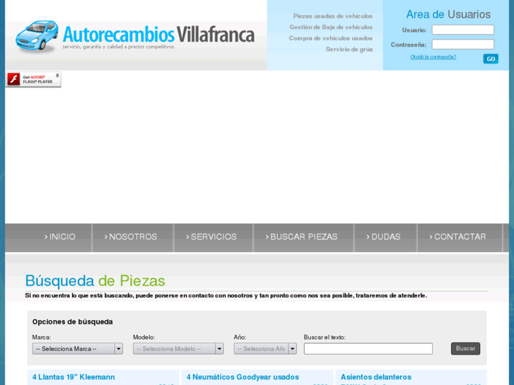 www.autorecambiosvillafranca.com