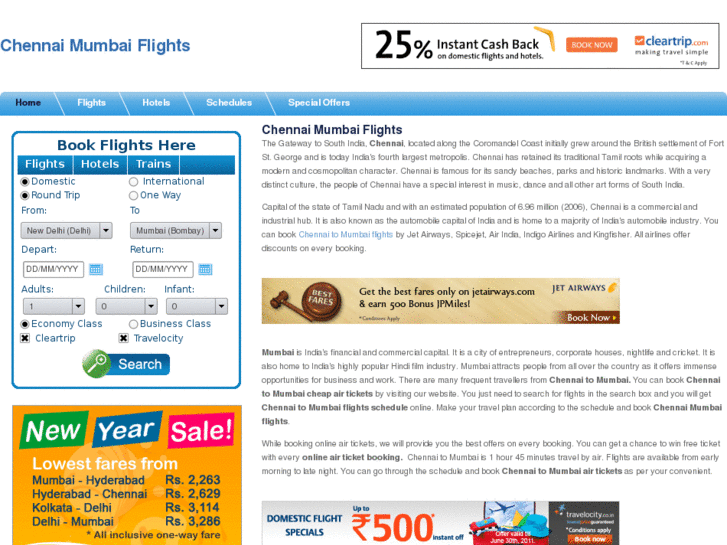 www.chennaimumbaiflights.com