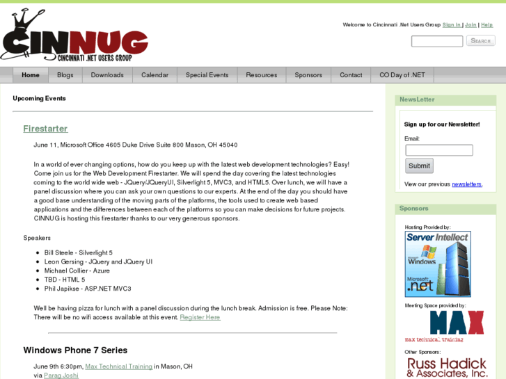 www.cinnug.org