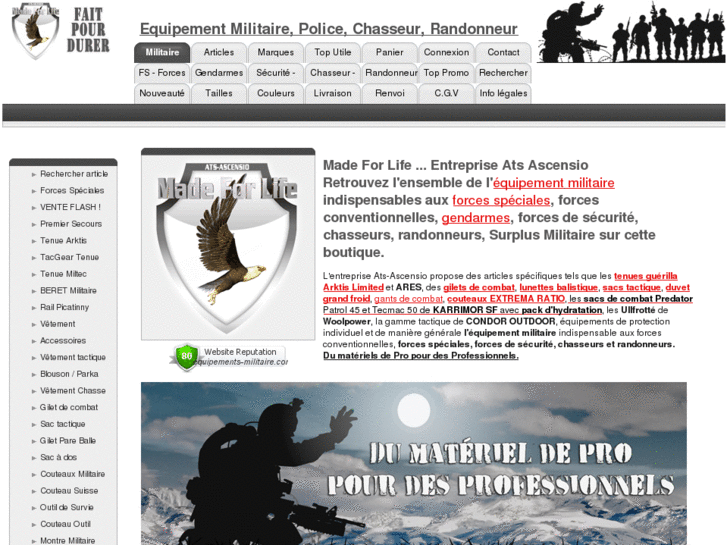 www.equipements-militaire.com