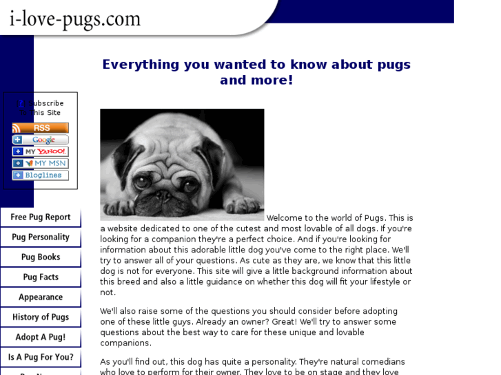 www.i-love-pugs.com