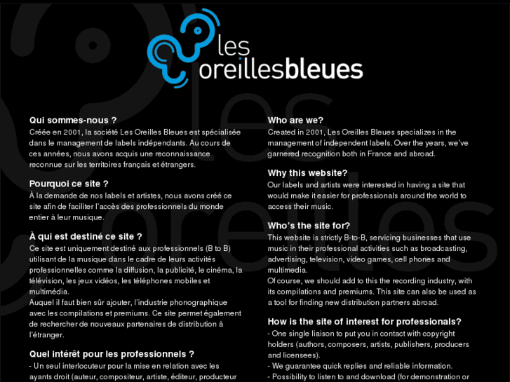 www.lesoreillesbleues.com