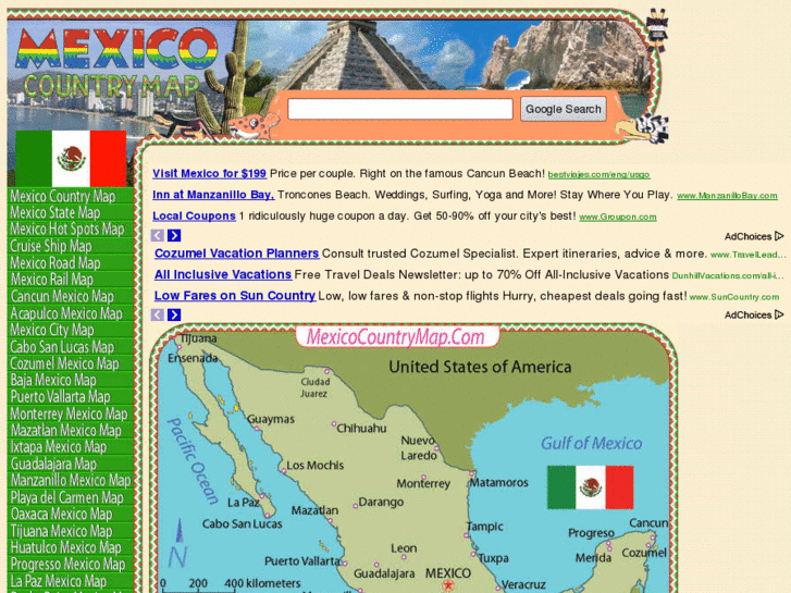 www.mexicocountrymap.com