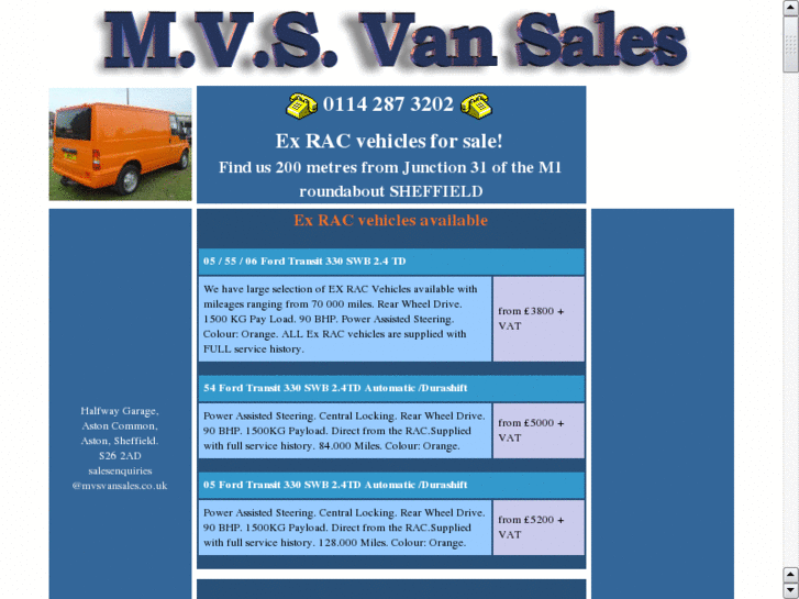 www.mvsvansales.co.uk