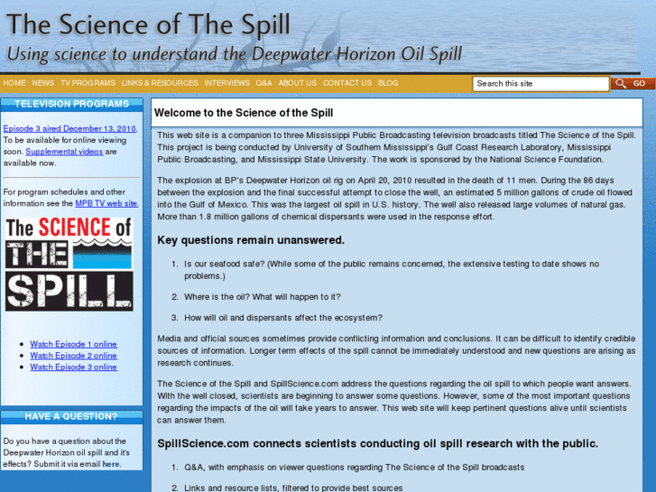 www.scienceofthespill.com