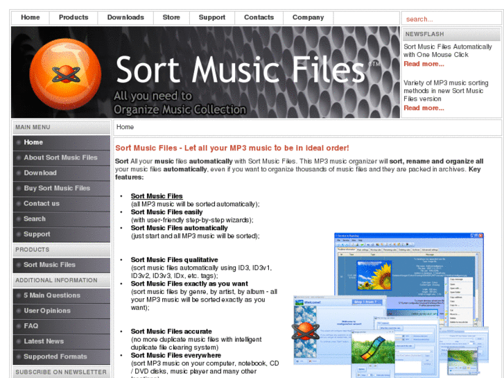 www.sortmusicfiles.com