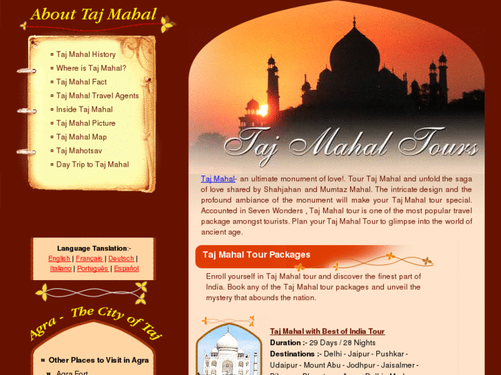 www.tajmahaltour.net