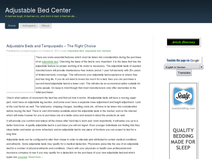 www.adjustable-bed-center.com