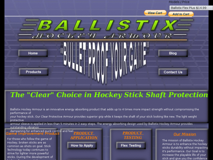 www.ballistixhockeyarmour.com