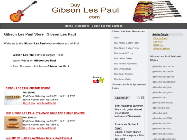 www.buygibsonlespaul.com