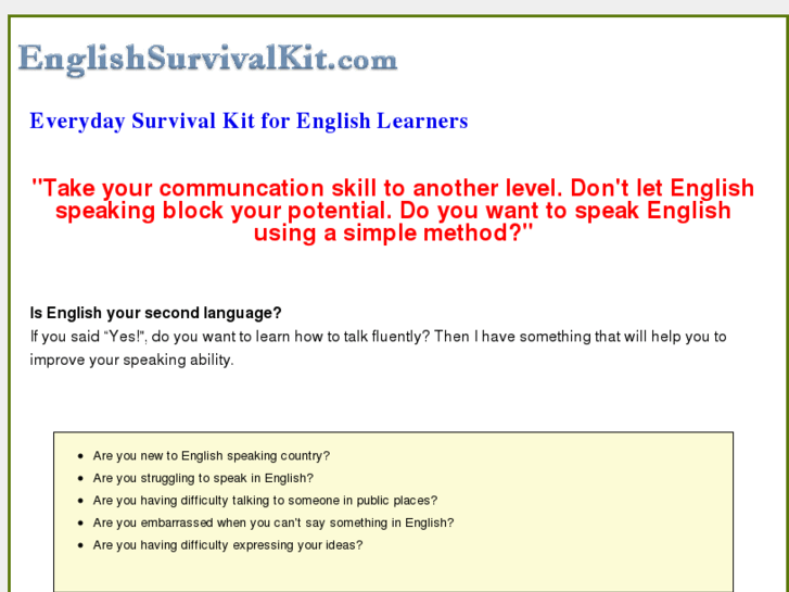 www.englishsurvivalkit.com