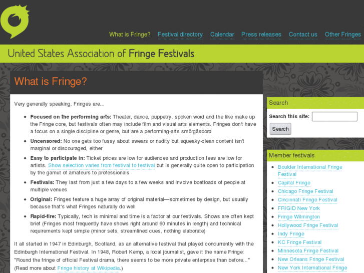 www.fringefestivals.org