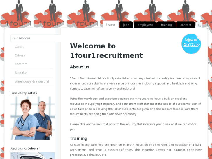 www.1four1recruitment.com