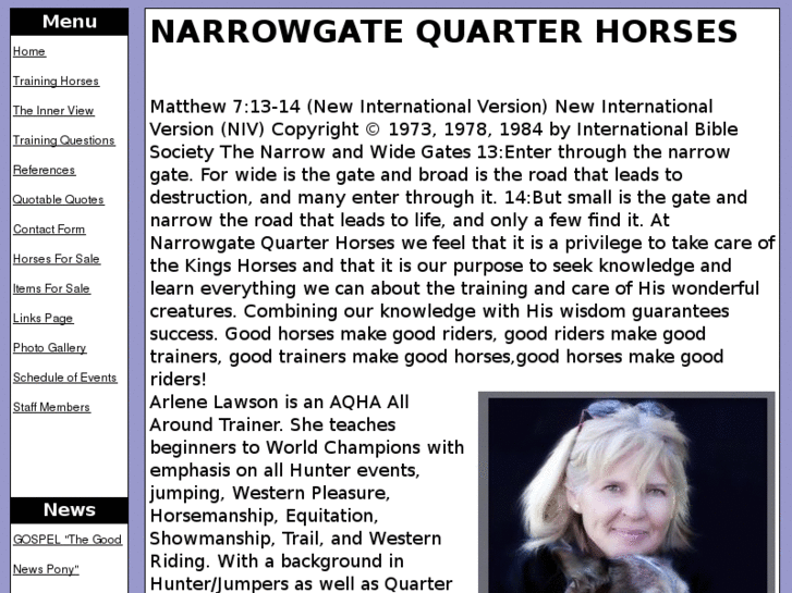 www.narrowgatequarterhorses.com