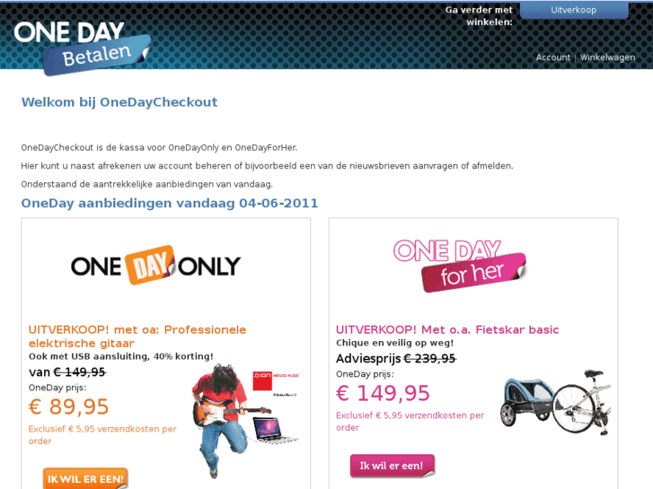 www.onedaycheckout.nl