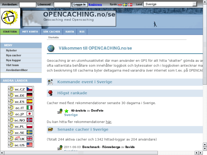 www.opencaching.no