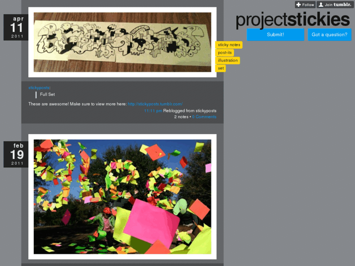 www.projectstickies.com