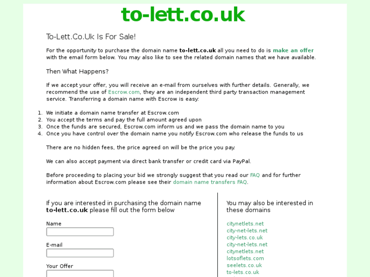 www.to-lett.co.uk