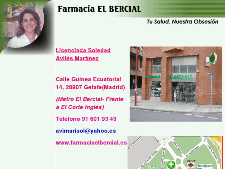 www.farmaciaelbercial.es