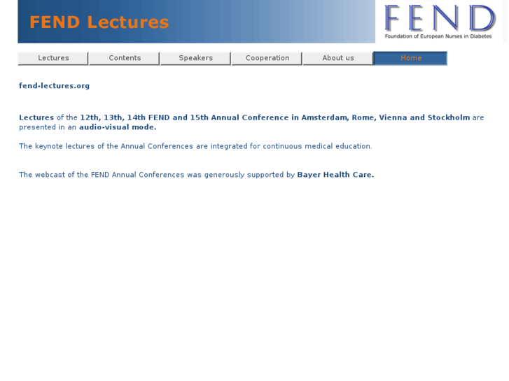 www.fend-lectures.org