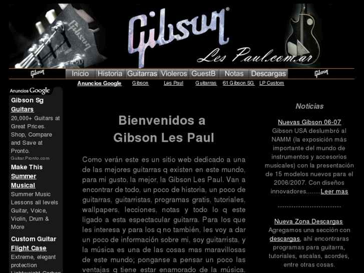 www.gibson-lespaul.com.ar