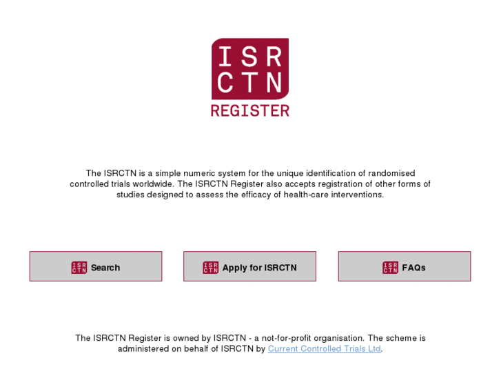 www.isrctn.com