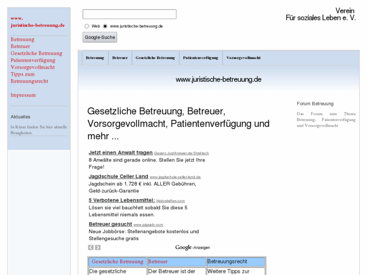 www.juristische-betreuung.de