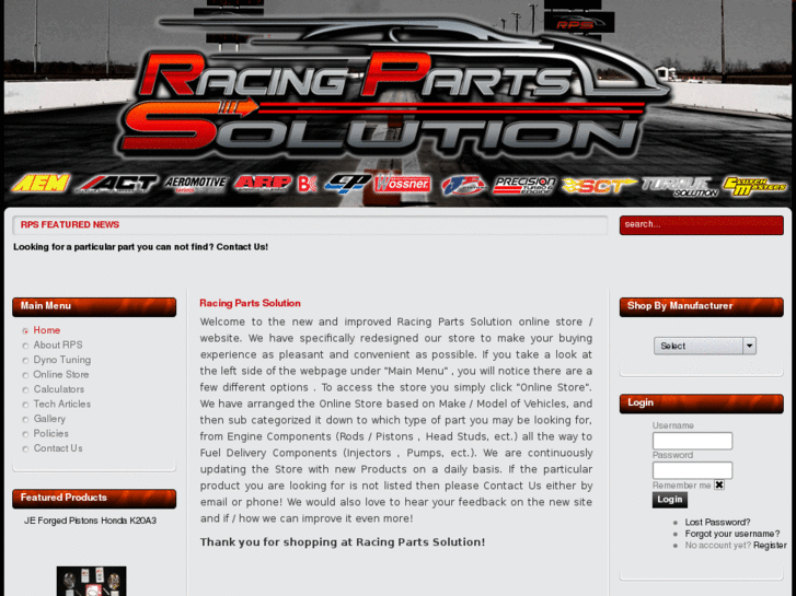 www.racingpartssolution.com