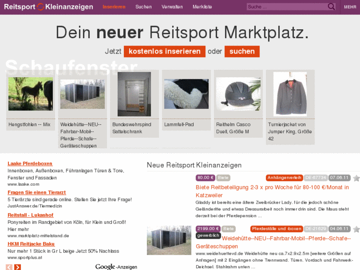 www.reitsport-kleinanzeigen.de