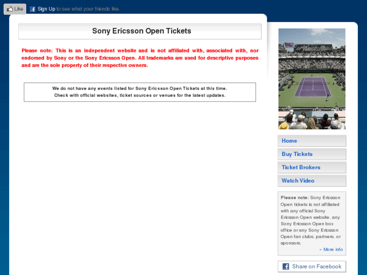 www.sonyericssonopentickets.net
