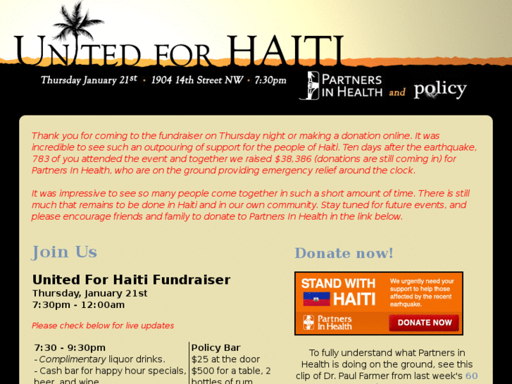 www.unitedforhaiti.net