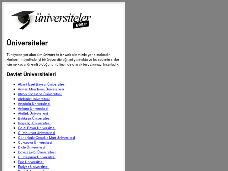 www.universiteler.gen.tr